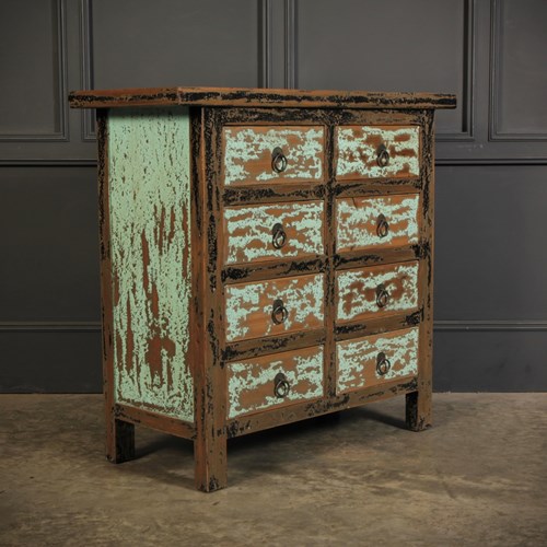 Chinese Painted Chest Of Drawers