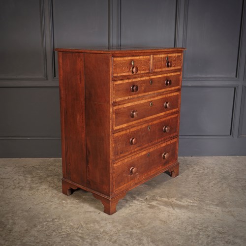 George III Oak Chest Of Drawers