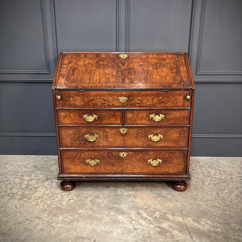 Queen Anne Walnut Bureau