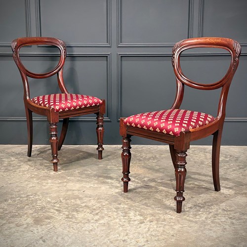 Pair Of Mahogany Chairs