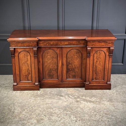 Victorian Flame Mahogany 4 Door Sideboard