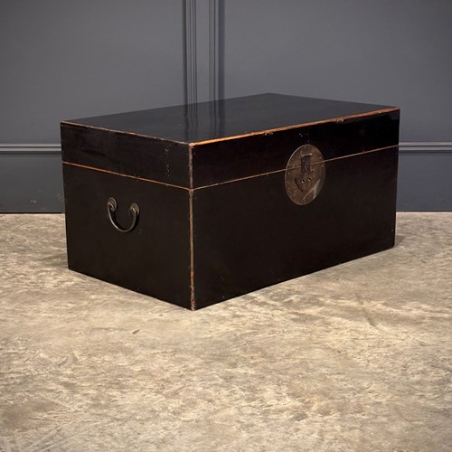Chinese Lacquered Storage Trunk