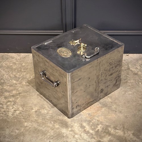 Victorian Polished Cast Iron Safe By Samuel Withers & Co C.1860