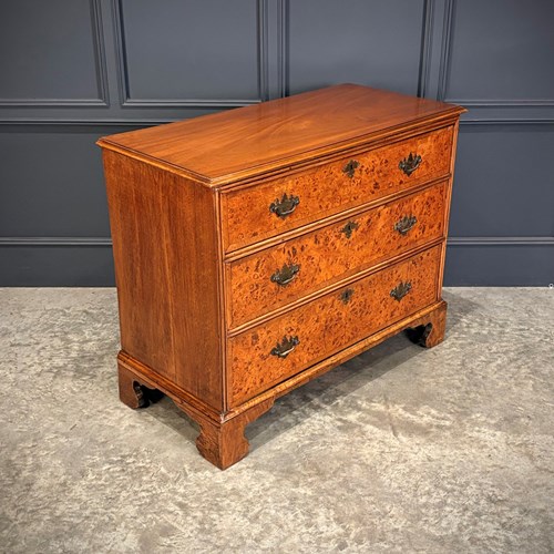 Mulberry & Walnut Chest Of Drawers