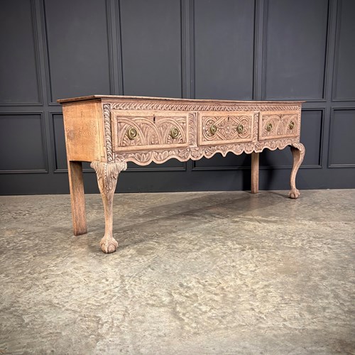 18Th Century Carved Oak Dresser