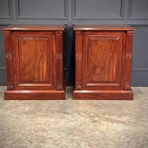 Pair Of Victorian Mahogany Bedside Cabinets