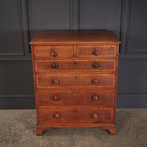 Georgian Oak Chest Of Drawers