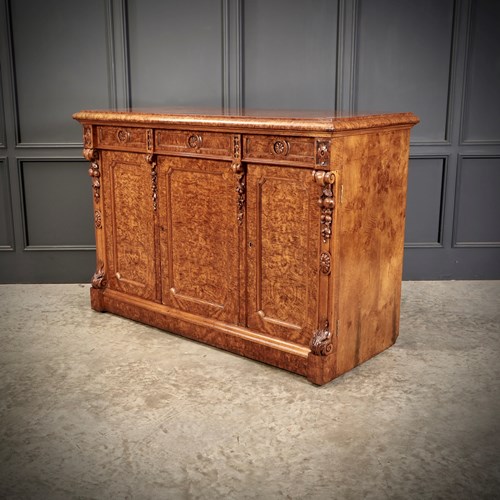 Victorian Pollard Oak Sideboard