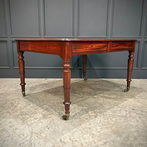 Cuban Mahogany Library Writing Table