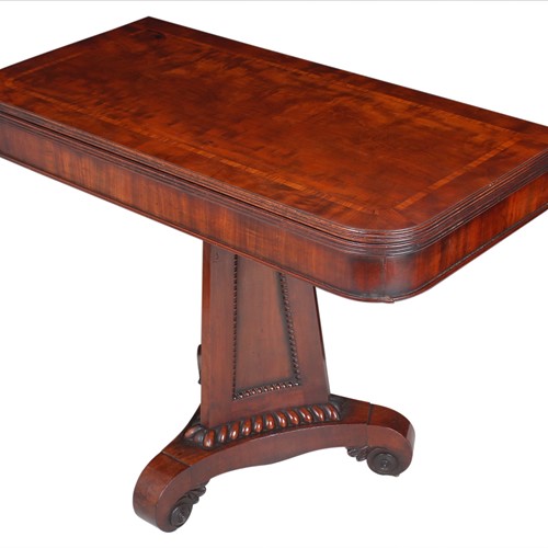 Antique Mahogany Tea Table
