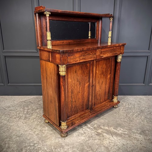 William IV Rosewood Chiffonier Side Cabinet