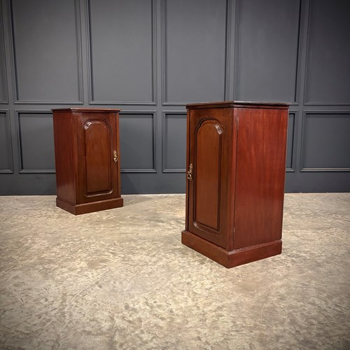Pair Of Mahogany Bedside Cabinets 