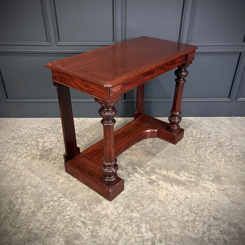 Mahogany Console Table