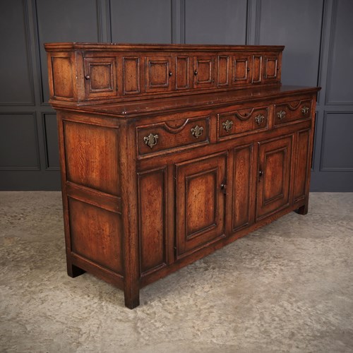 Large Solid Oak Sideboard Dresser
