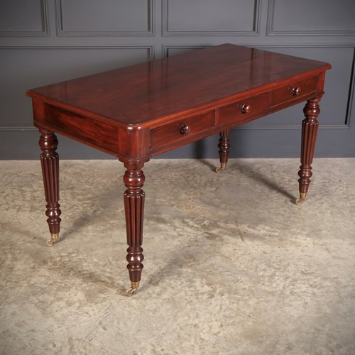 Large Victorian Mahogany Side Table