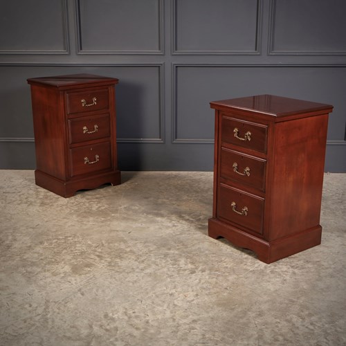 Pair Of Mahogany Bedside Chests