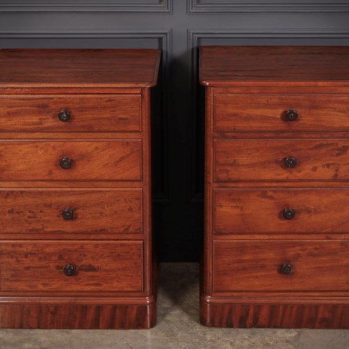 Pair Of Victorian Mahogany Bedside Cabinets