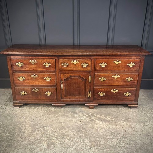 Large 18Th Century Oak Dresser 