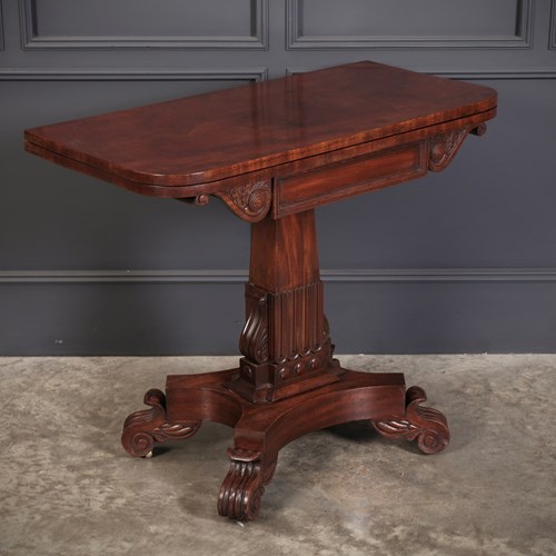 William IV Mahogany Tea Table
