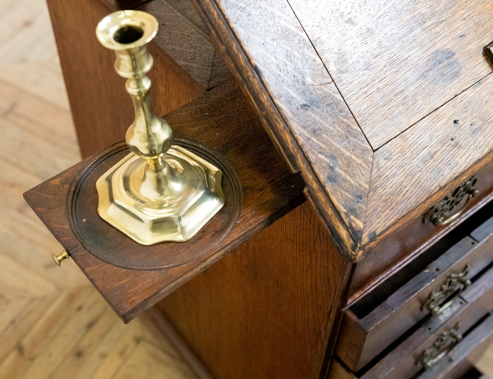 Unusual Victorian Brass Music Stool - Nimbus Antiques