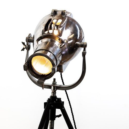 Polished Original Strand Stage Light on Tripod
