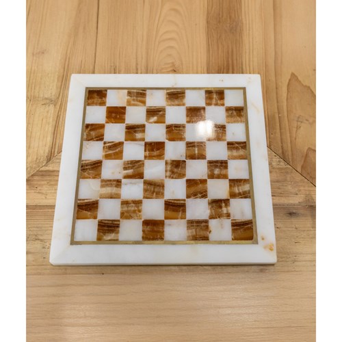 Alabaster Chess Board
