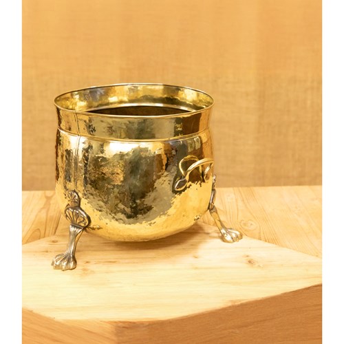 Brass Coal Bucket / Log Bin 
