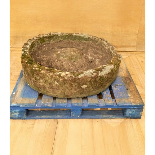 Large York Stone Circular Pig Trough