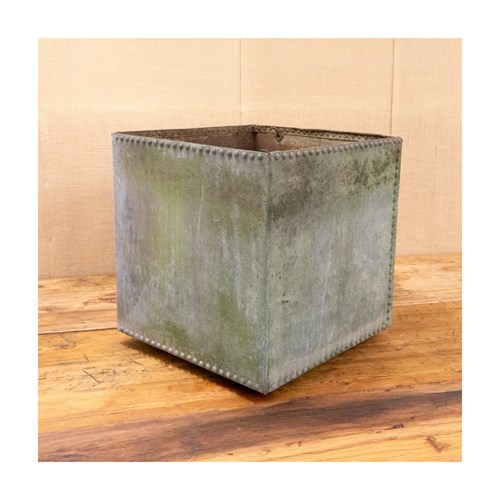 Riveted Zinc Planter