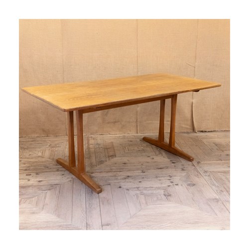 Mid Century Danish Oak Dining Table