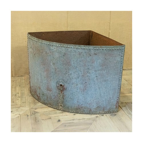 Very Large Zinc Corner Planter Trough 