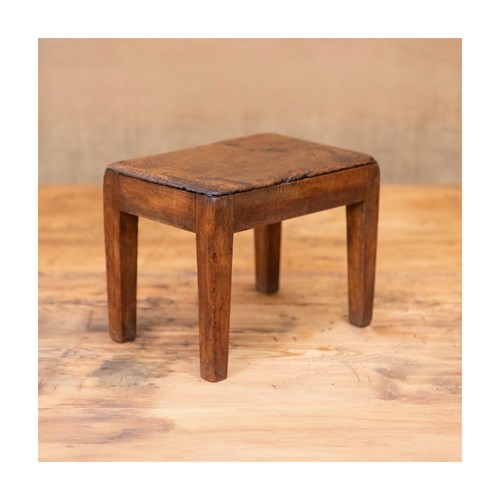 Eml & Fruitwood Country Stool 