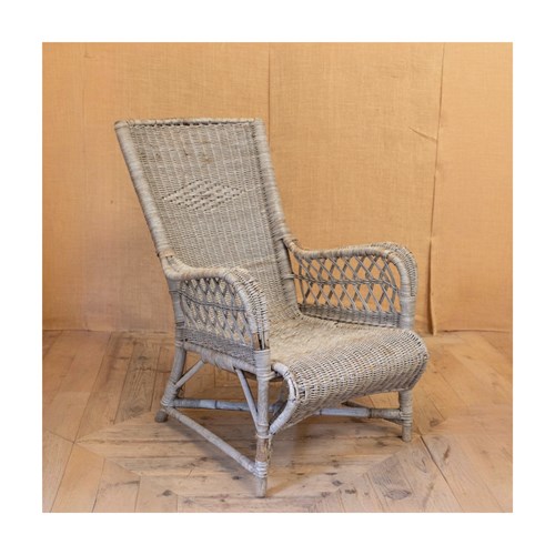 Edwardian Dryad Sleepy Hollow Wicker Armchair Lounger 