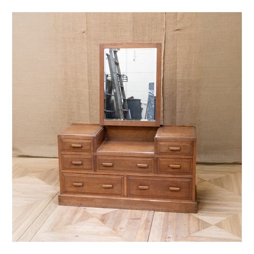 Arts & Crafts Cotswold School Oak Dressing Table