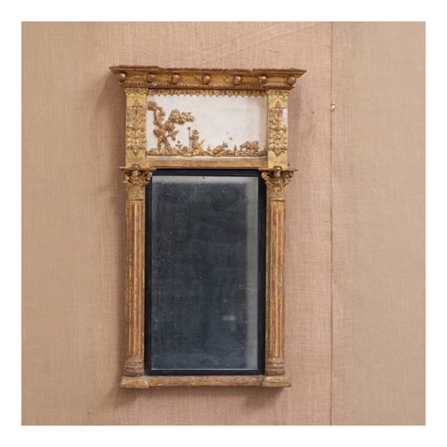 Regency Gilt Chinoiserie Pier Mirror