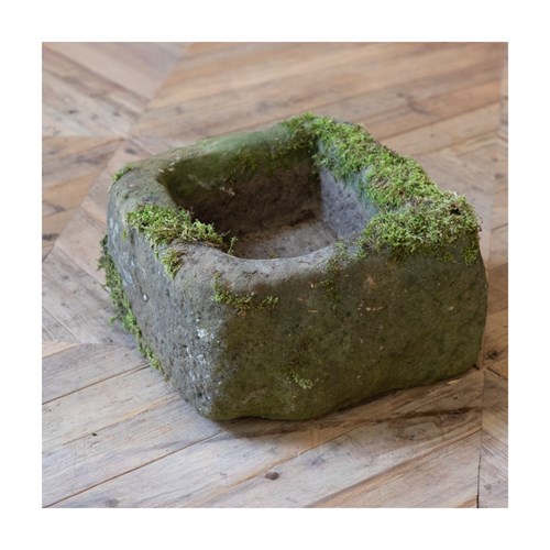 Square York Stone Trough