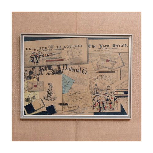 Trompe L'oeil Watercolour By A G Vaughan