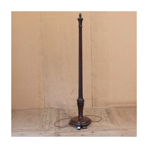 Mahogany Floor Lamp