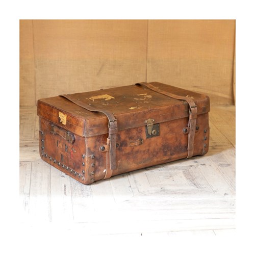 Leather Motoring Trunk