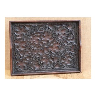 Carved Kashmiri Tray