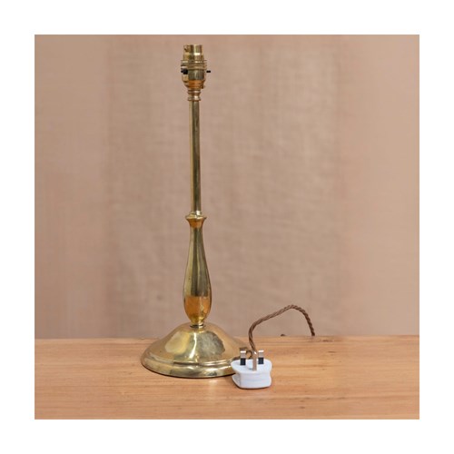 Edwardian Brass Table Lamp