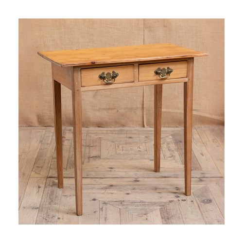 Georgian Pine & Fruitwood Side Table 