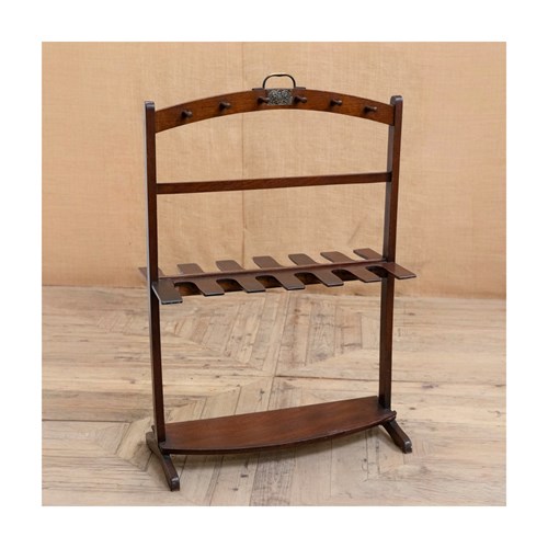 Country Hosue Mahogany Boot & Whip Rack