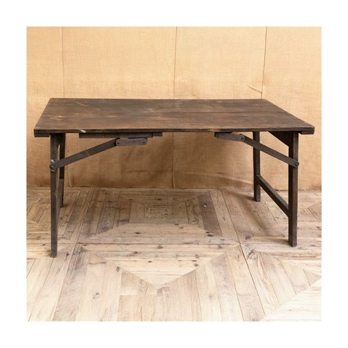 Oak Trestle Table