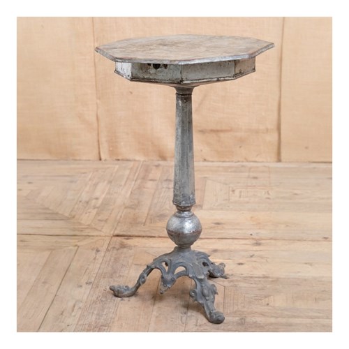 Tin Lamp Or Side Table 