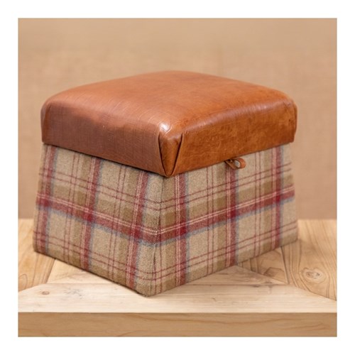 Tweed Ottoman