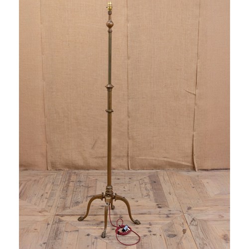 Brass Adjustable Floor Lamp