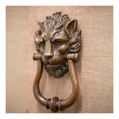 Brass Lion Door Knocker