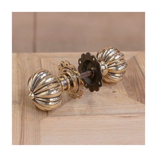 Large Regency Brass Door Knob