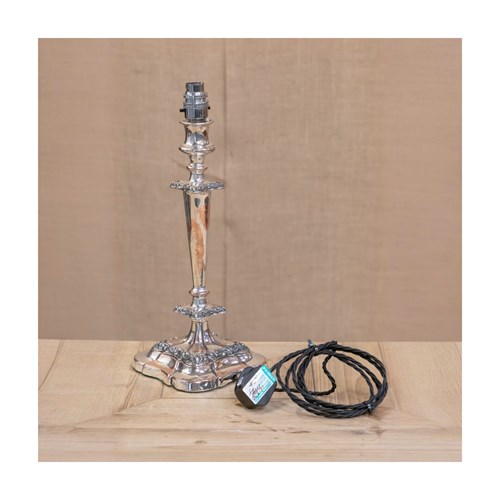 Silver Plated Table Lamp